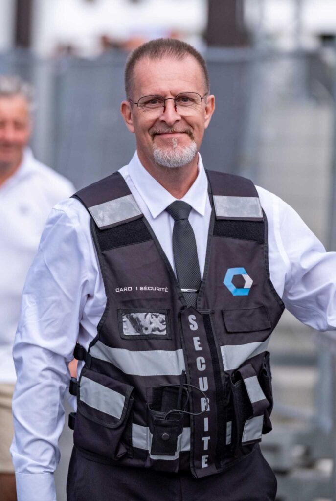 Photo corporate d'un agent de sécurité à Monaco