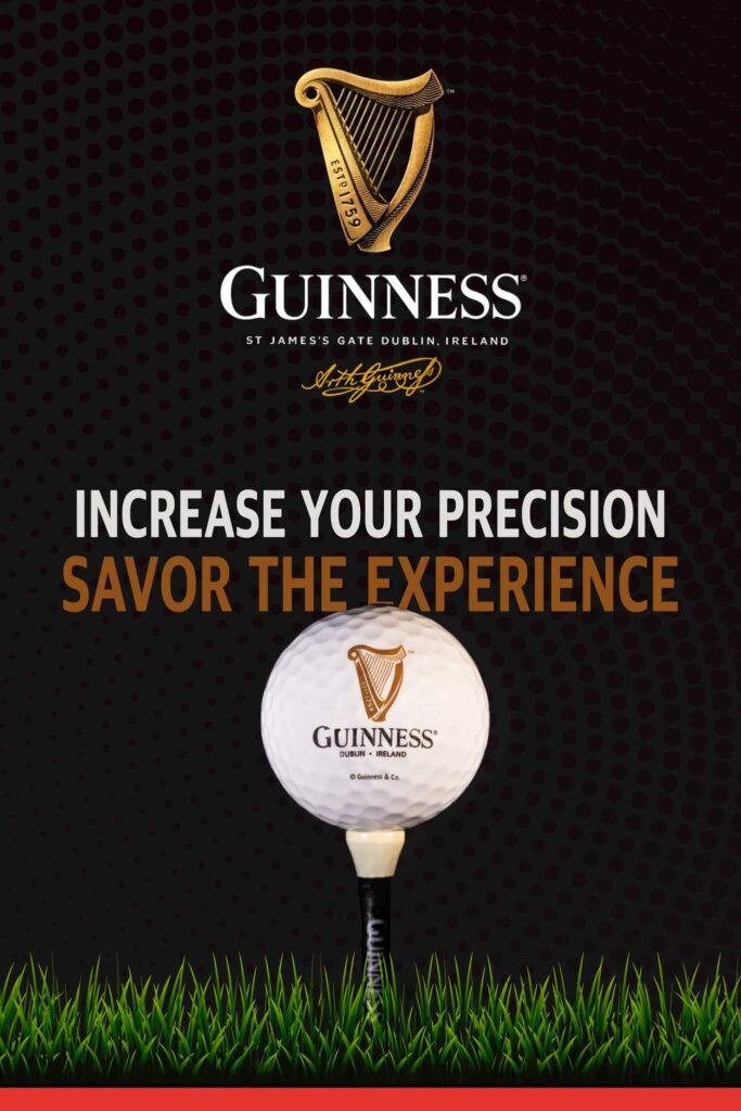 Golf Ball Guinness - Photoshop Marketing