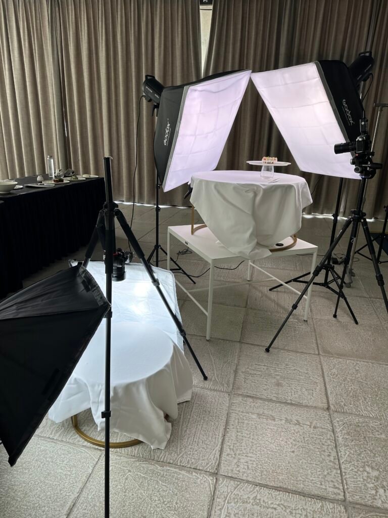 Shooting Culinaire avec studio mobile