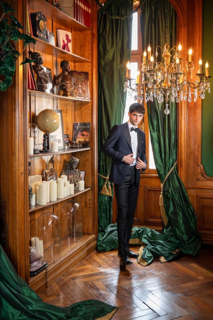 Shooting de mode au Château de Maubreuil à Nantes avec Dany Huteau, élégance et raffinement