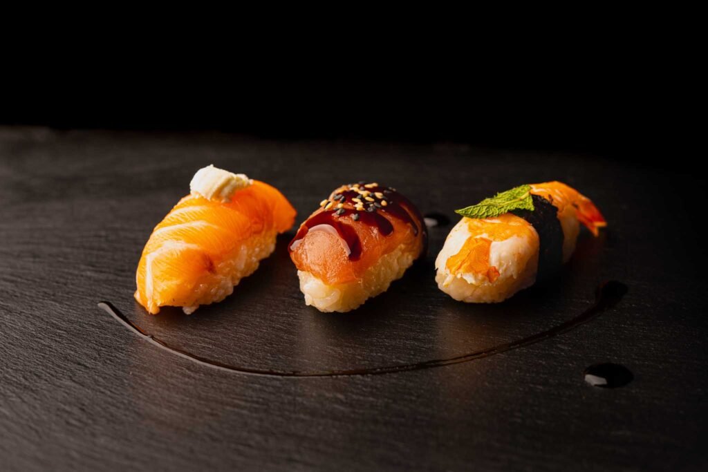 shooting artistique culinaire en studio avec fond sombre