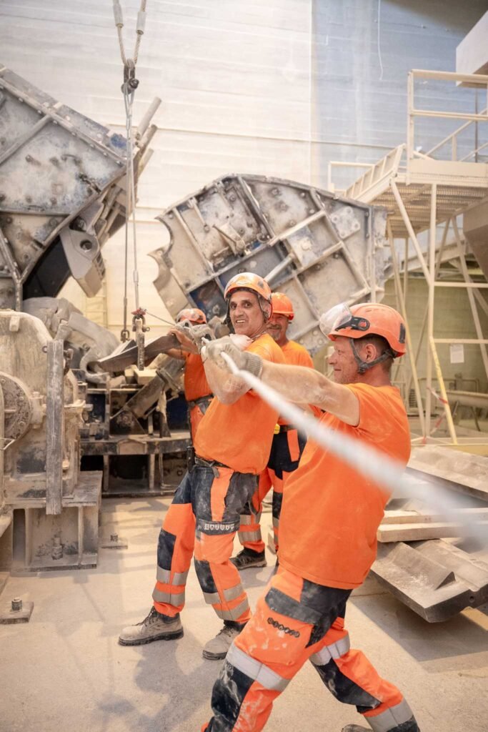 Reportage photo industriel en carrière