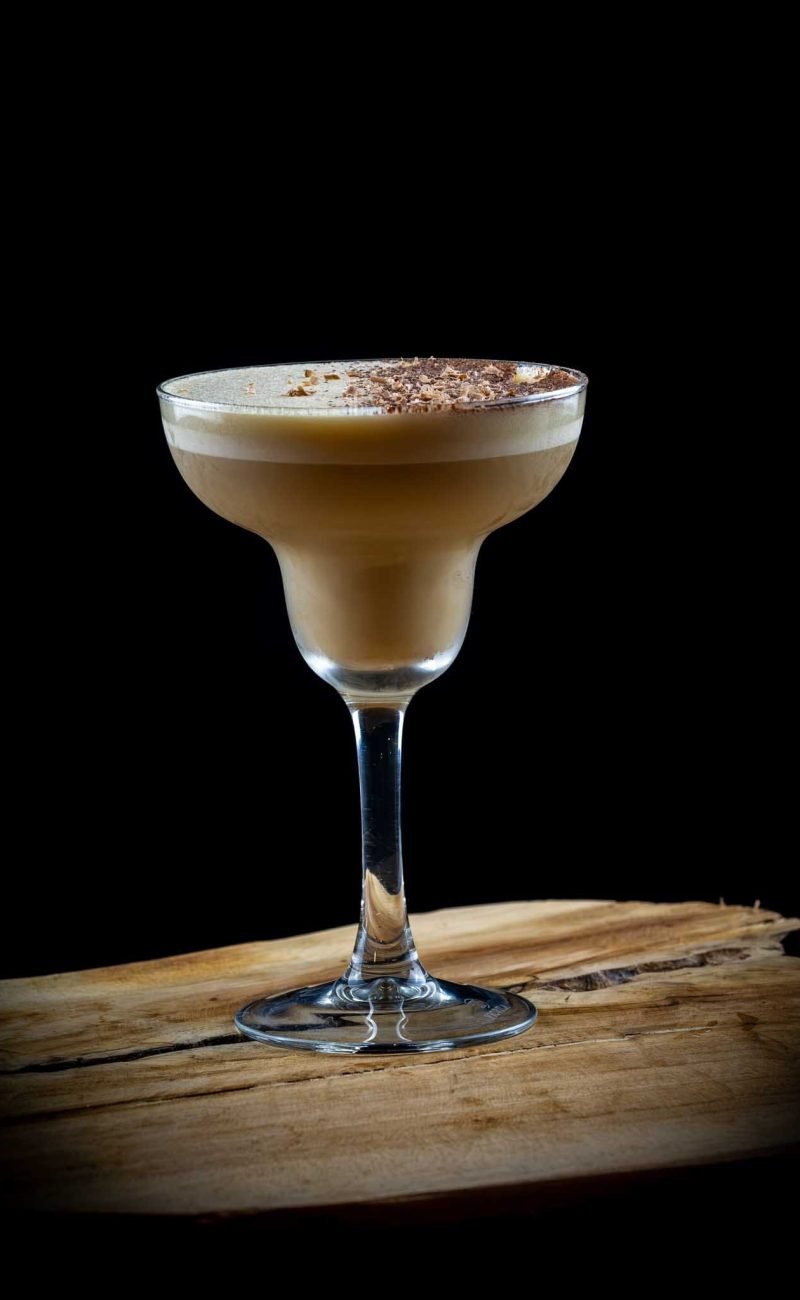 Photographie cocktail fond noir